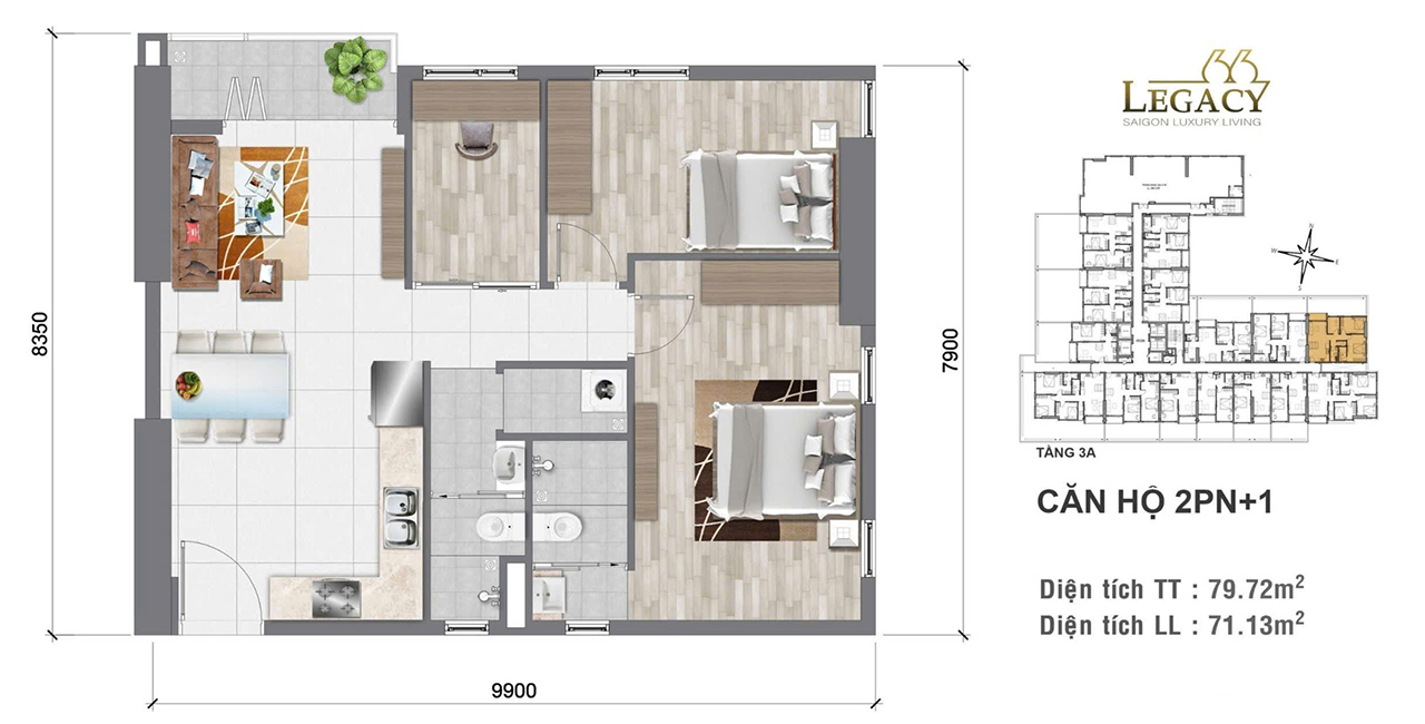 Thiết Kế Dự án Căn Hộ Hạng Sang Legacy 66 Quận 5