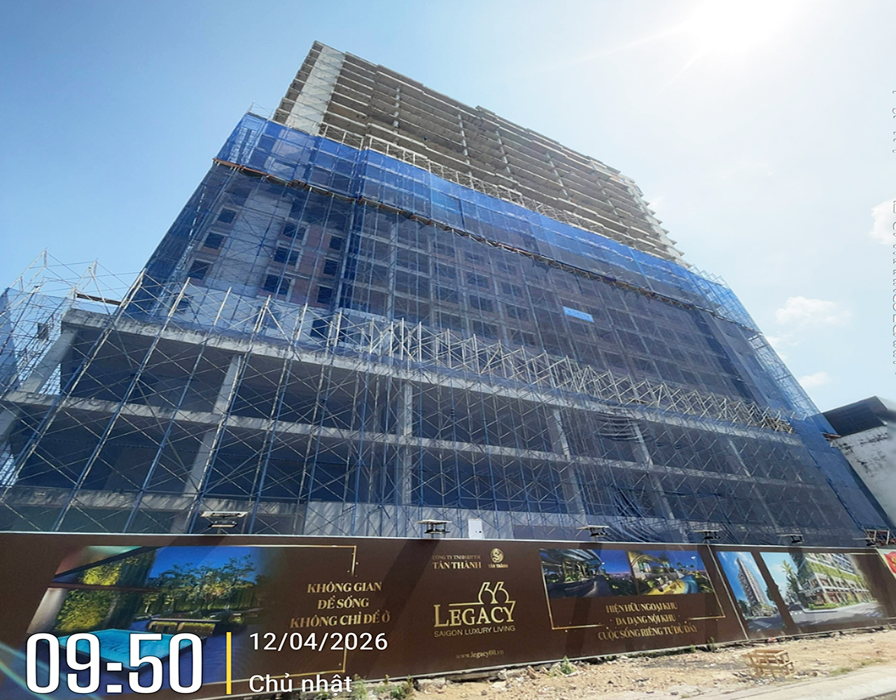 Tiến độ Dự án Căn Hộ Hạng Sang Legacy 66 Quận 5