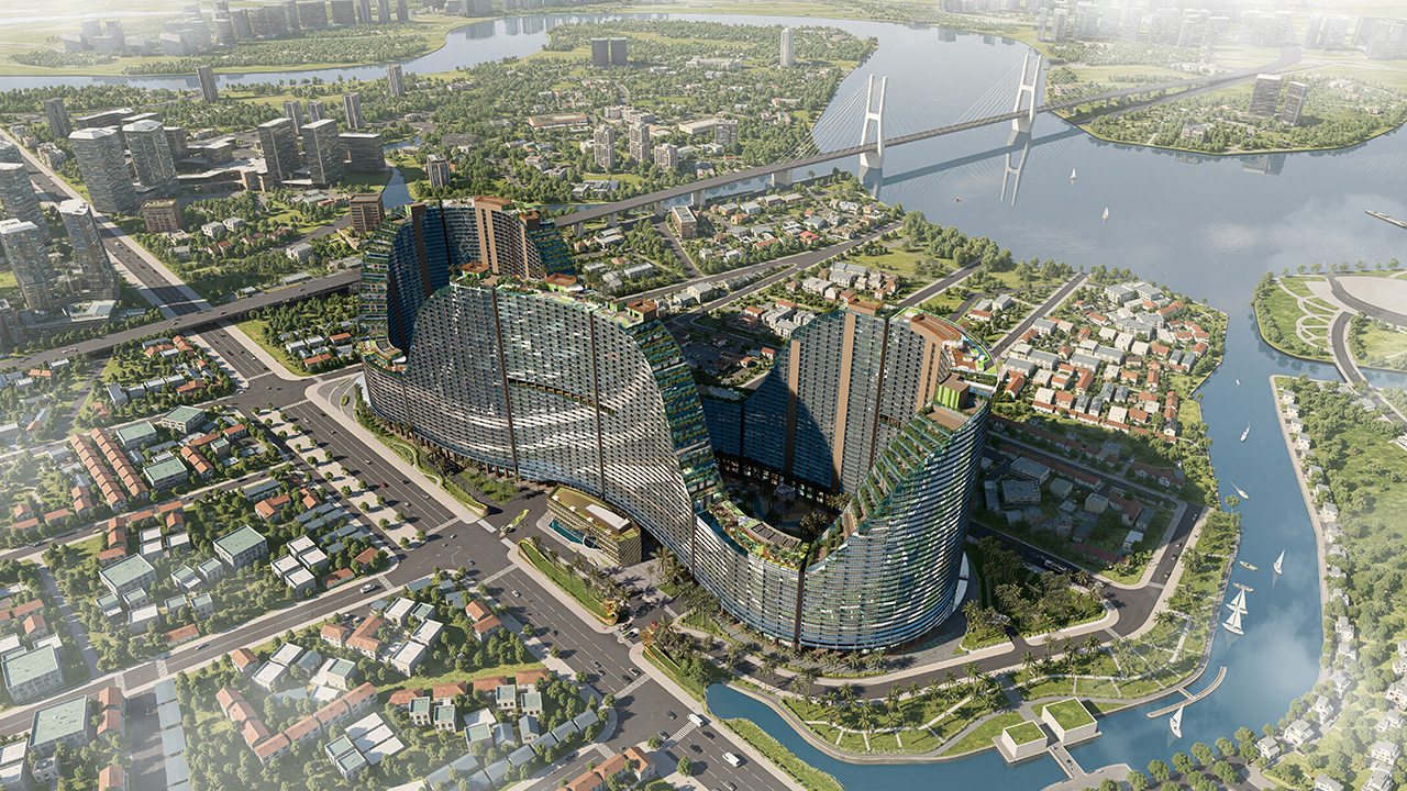 Phoi Canh Du An Can Ho Chung Cu Noble Crystal Riverside Quan 7