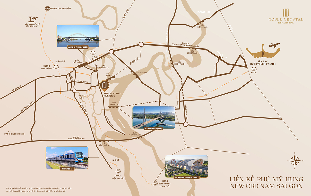 Vị trí địa chỉ dự án căn hộ chung cư Noble Crystal Riverside đường Đào Trí, Quận 7
